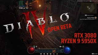 Diablo 4 Beta - First quest - 1440p - MAX Settings - RTX 3080 - Ryzen 9 5950X