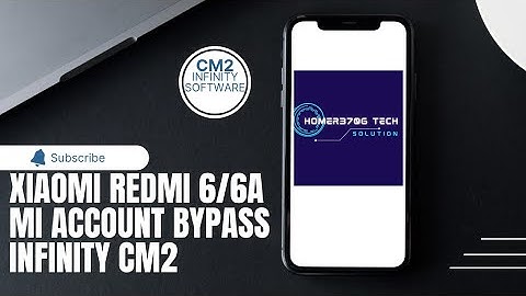 REDMI 6/6A MI ACCOUNT BYPASS INFINITY SOFTWARE CM2 ( EASY GUIDE )