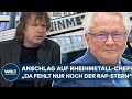 LINKSEXTREMISMUS: Anschlag auf Rheinmetall-Chef! – „Da fehlt nur noch der RAF-Stern!“