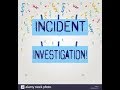  الهدف من التحقيق في الحوادث The aim of Accident investigation