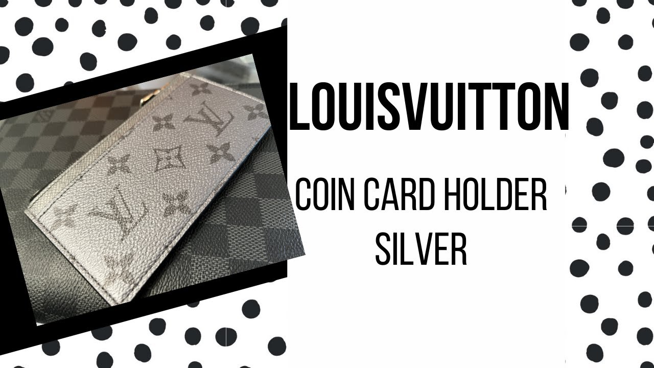 LOUIS VUITTON Taigarama Coin Card Holder Gunmetal 1272156