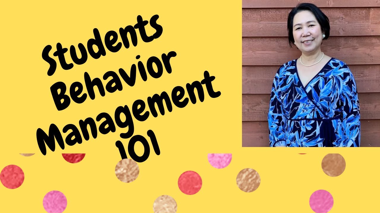 The Effective Teacher: Students Behavior Management 101 - YouTube