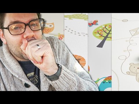 Choosing Gender Neutral Wallpaper for the Baby&rsquo;s Room / Nursery | #TOD VLOG