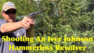 Shooting An Iver Johnson Hammerless Revolver Adams Express Co in 38 S&W