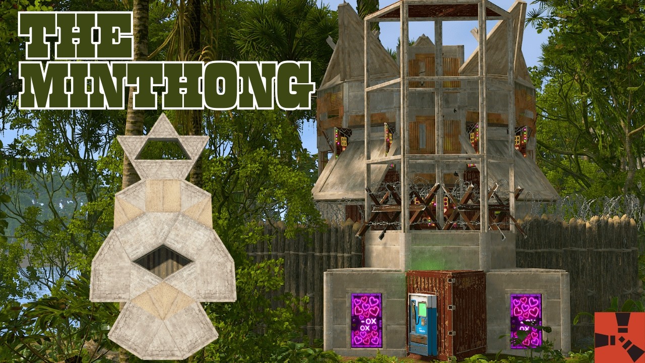 THE MINTHONG: A Low Cost & Easy to Build SOLO/DUO Bunker Base 2026 Rust Base Design.