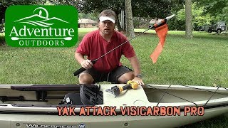 Yak Attack VisiCarbon Pro Install On Wilderness Commander 120 Kayak