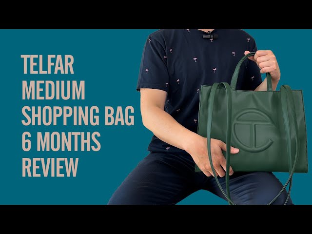 Telfar Medium Dark Olive Shopping Bag, 6 Months Follow Up Review