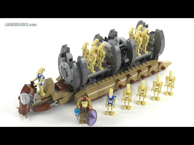 gør ikke Helt vildt Decimal LEGO Star Wars Battle Droid Troop Carrier review! set 75086 - YouTube