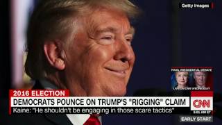 Donal Trump doubles down on rigged election stance full HD 17/10/2016