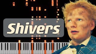 Ed Sheeran - Shivers (Piano Cover and Piano Tutorial)