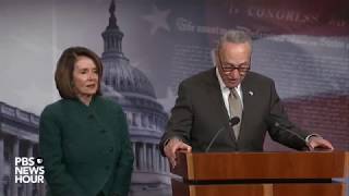 WATCH: Sen. Schumer, Rep. Pelosi discuss omnibus spending bill