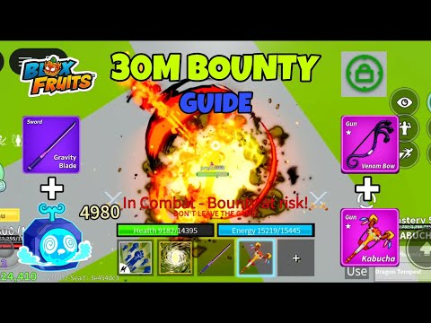 GRAVITY BLADE+PORTAL COMBO ONE SHOT COMBOS | MOBILE BEGINNER BOUNTY HUNTING TIPS | BLOX FRUIT 