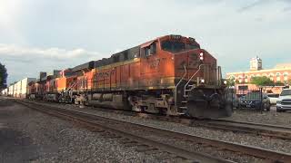 BNSF #7237 Leads WB Stacktrain. Olathe, KS 6/20/26