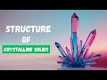 Structure of Crystalline Solids : Crystal Types & Unit Cell Explained Simply!!