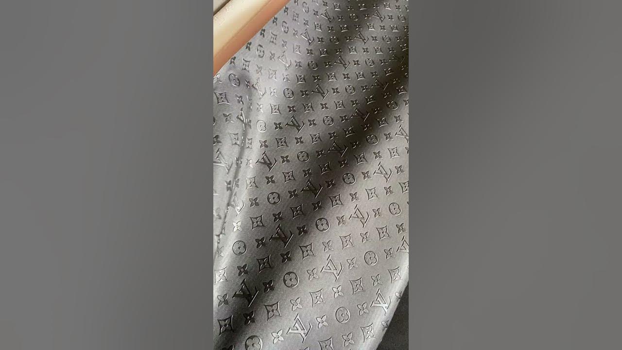 Louis Vuitton Embossed Vinyl Fabric Black