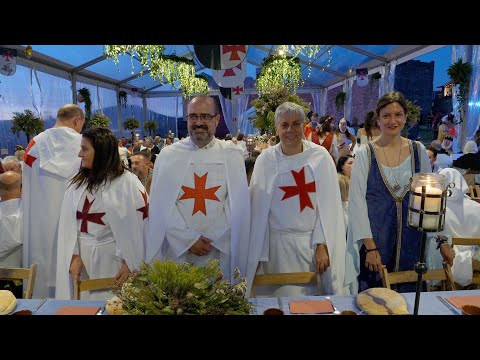 Más de 500 personas vuelven a celebrar la Cena Templaria en el Castillo