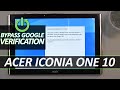 How to Bypass Google Verification in ACER Iconia One 10 – Unlock FRP