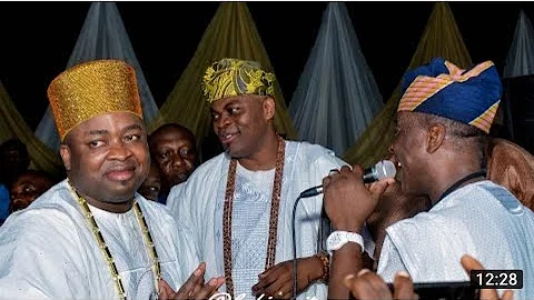 K1 DE ULTIMATE SERENADES OBA ELEGUSHI & HIS WIFE SEKINAT SPECIALLY TO THE DELIGHT OLANREWAJU LAMEX