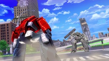 TRANSFORMERS: Devastation Mission 05 Optimus Prime And Bumblebee Fight With Megatron.