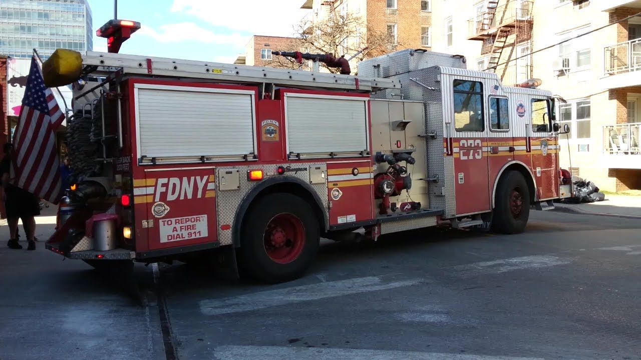 FDNY engine 273 return to quarters - YouTube