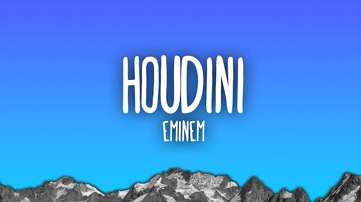 Eminem - Houdini