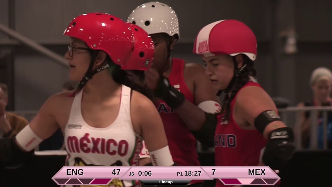 Roller Derby World Cup 2018 England vs. Mexico