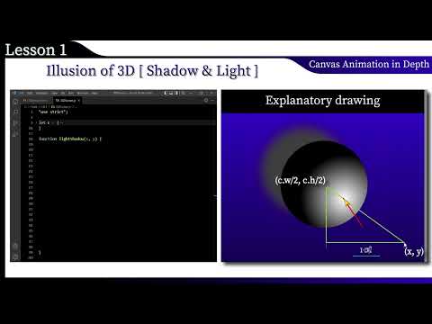 Advanced Web Animation with Canvas [ three-dimensional ball ]