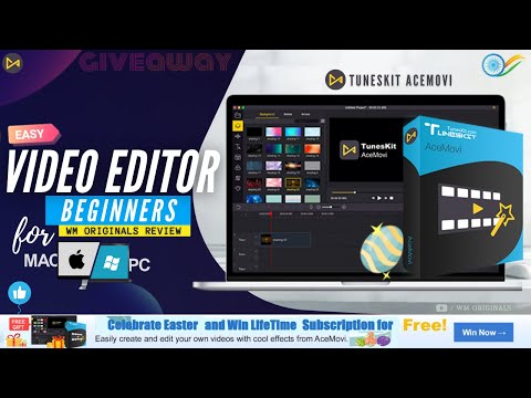 Easy Video Editor for Beginners | TunesKit AceMovi Video Editor Tutorial & Review #MadewithAceMovi