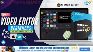 Easy Video Editor for Beginners | TunesKit AceMovi Video Editor Tutorial & Review #MadewithAceMovi