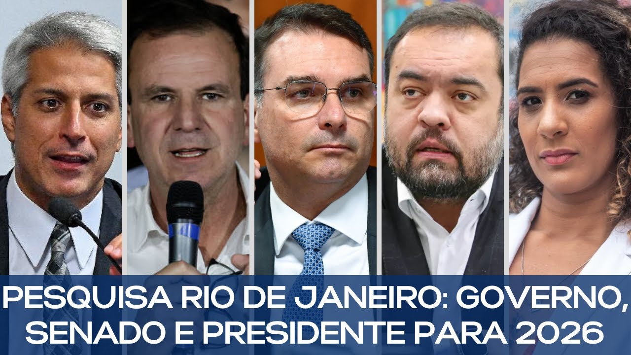 PESQUISA RJ: GOVERNO, SENADO E PRESIDENTE PARA 2026 - YouTube