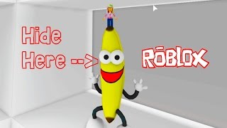 Roblox Hide And Seek Extreme Hiding On A Giant Banana Roblox Videos Youtube - cookie swirl c roblox hide and seek extreme new