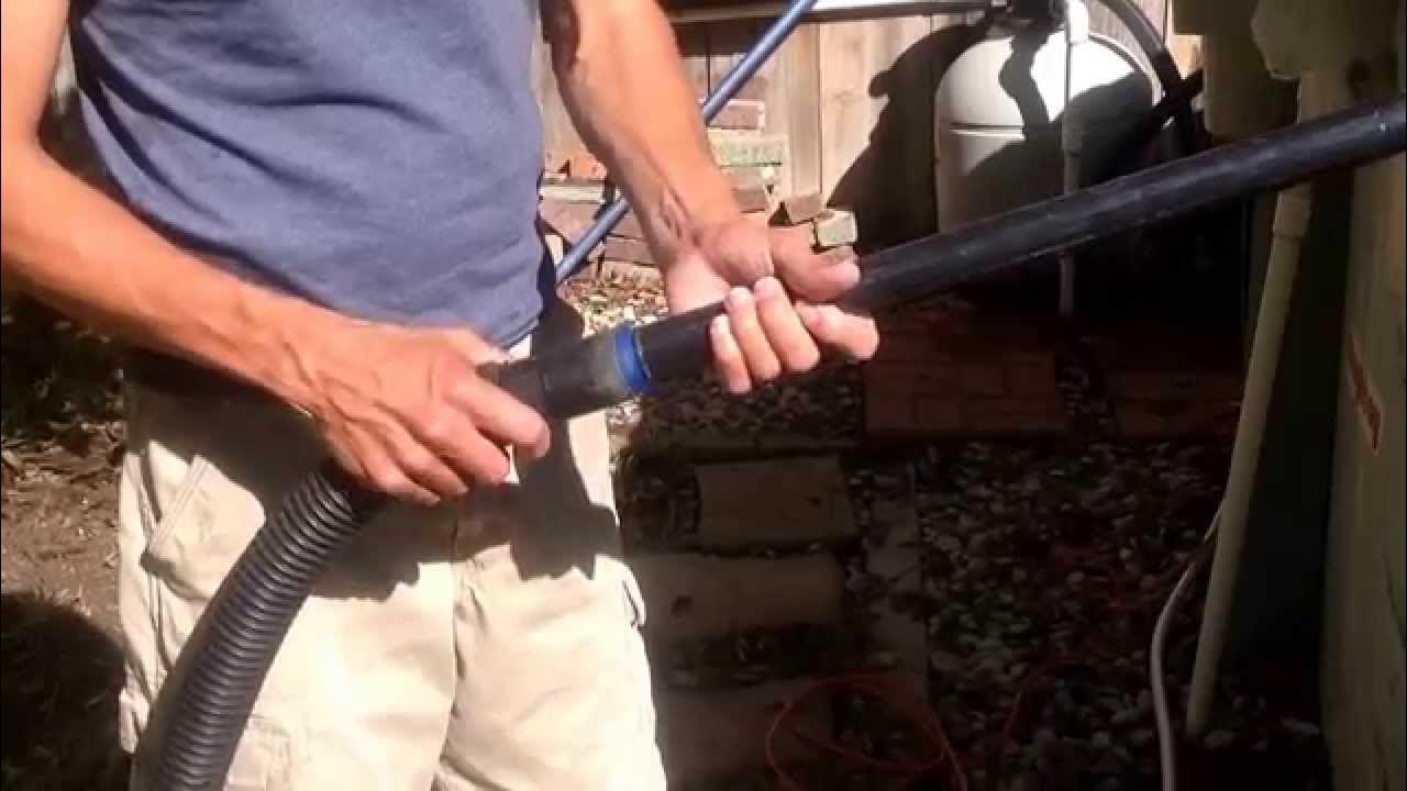 How to drain water off pool cover. YouTube