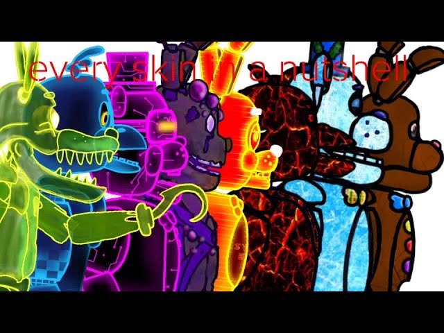 DC2/FNAF/COLLAB] Every FNaF AR Skin in a Nutshell 