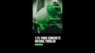 See the Ready Mixer 1.75 Yard Concrete Mixing Trailer in Action!