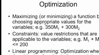 Optimization with Microsoft's Excel solver