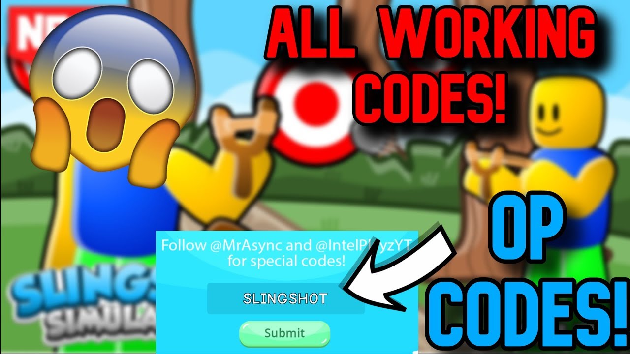 ALL OP WORKING CODES Roblox Slingshot Simulator YouTube