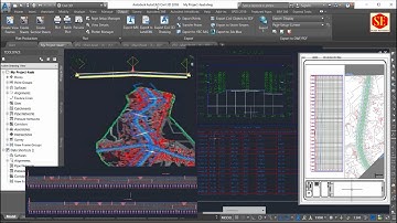 AutoCAD Civil 3D Complete Project Import Points to  Plan & Profile Sheets. |Complete Tutorial |