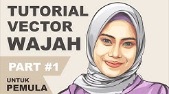 TUTORIAL MEMBUAT VECTOR WAJAH | UNTUK PEMULA [Part #1 Bagian Mata] - Durasi: 22.17. 