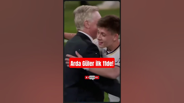 Arda Güler ilk 11de!  #ardagüler #realmadrid