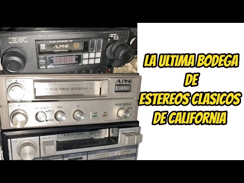 Bodega de Car audio Antiguo Alpine , jvc , pioneer , jensen, kenwood california