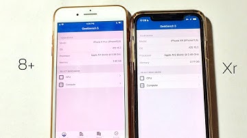 iPhone Xr vs iPhone 8 Plus (iOS 15.2) - Geekbench 5 Test