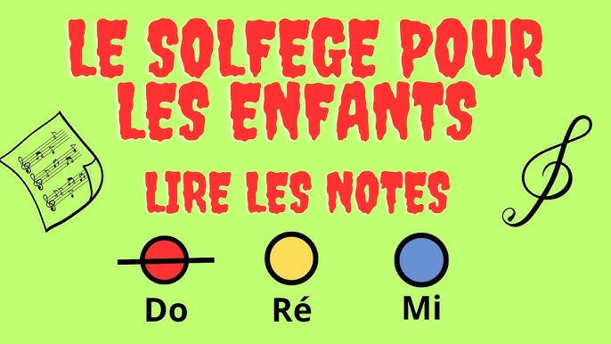 Piano et solfège pour enfants (0-6 ans) niveau 1