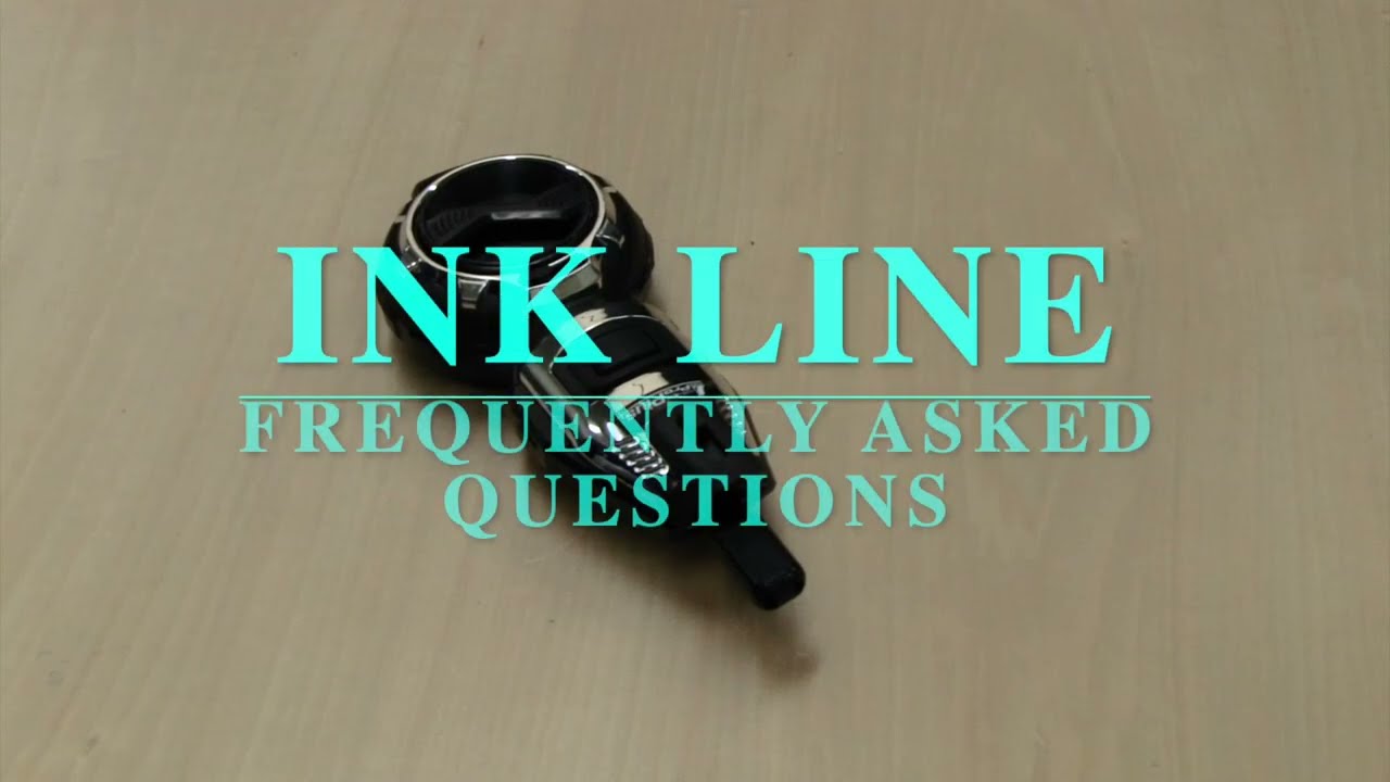 ペンシルページ Shinwa】Ink Line Frequently Asked Questions - YouTube