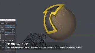 LightWave plugin - 3rd Powers 3D Sticker