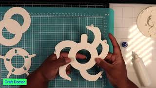 Lawn Fawn Magic Iris VS Diamond Press Hidden Message Crafty Video #220 Part 2
