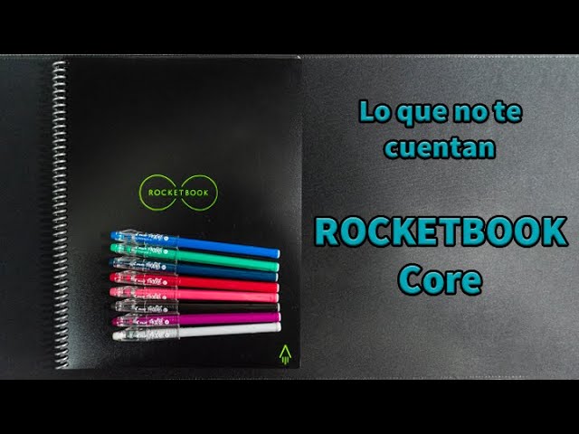 Rocketbook Core Cuaderno Inteligente - Reutilizable Digital Libreta A4 Bloc  De Notas Azul, Planificador Semanal, Hojas con Rayado Punteado Papel,  Frixion Pilot Borrable y Paño de Microfibra Incluido : : Oficina y