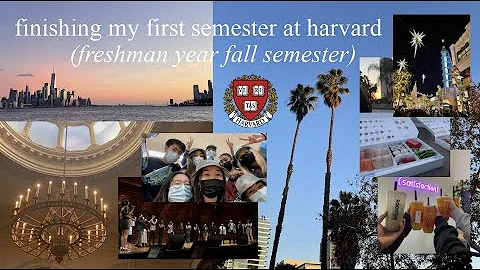 finishing my first semester at harvard || thanksgiving, final exams, & winter break!