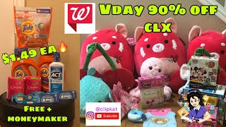 Walgreens 90% off Vday Clx• All digital coupons scenario•Week 2\/16