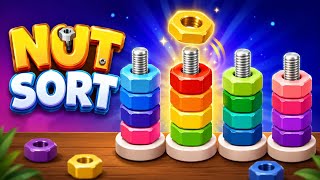Nut Sort Game Gameplay | Sort the Nuts & Solve Puzzles 🥜 screenshot 4