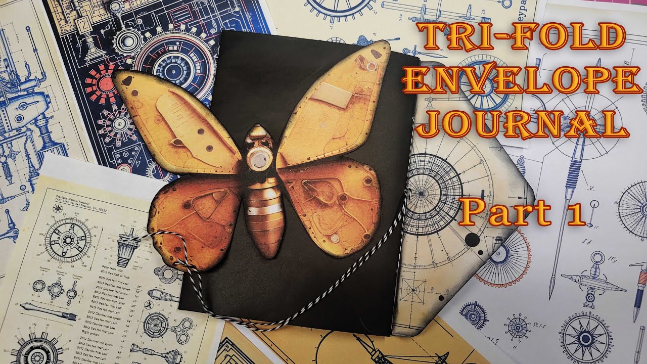 Tri-Fold Envelope Journal Part 1 Using Fantastical Blueprints